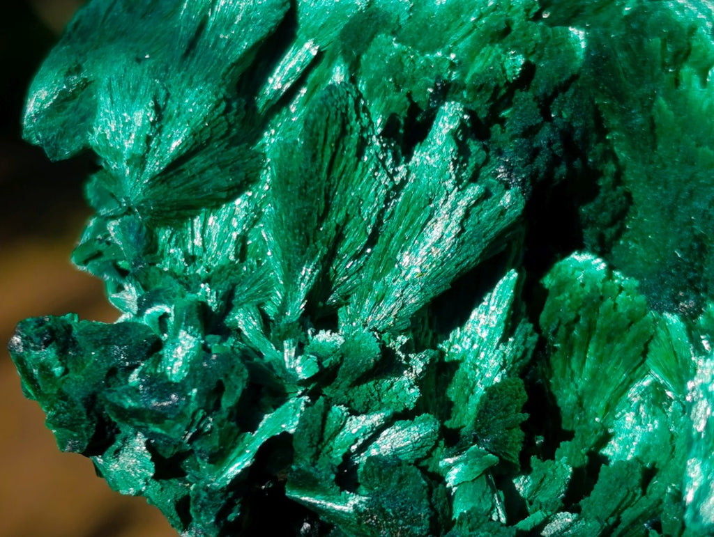 Natural Silky Malachite Specimens x 5 From Kasompe, Congo