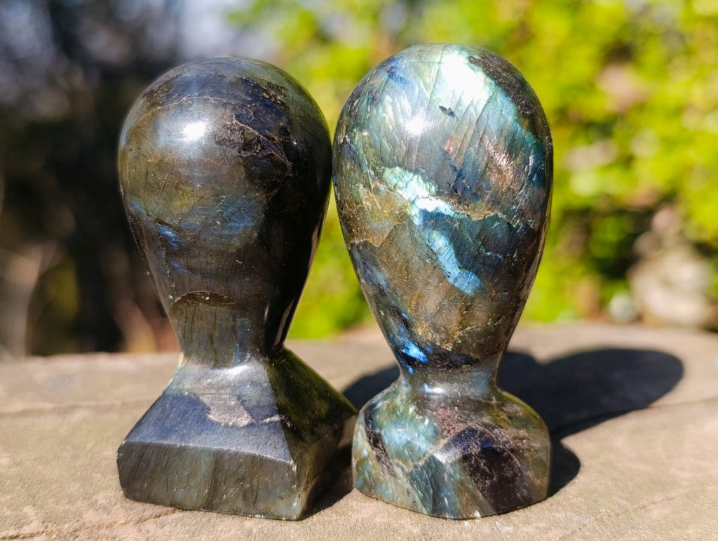 Polished Labradorite Door Handles x 12 From Madagascar
