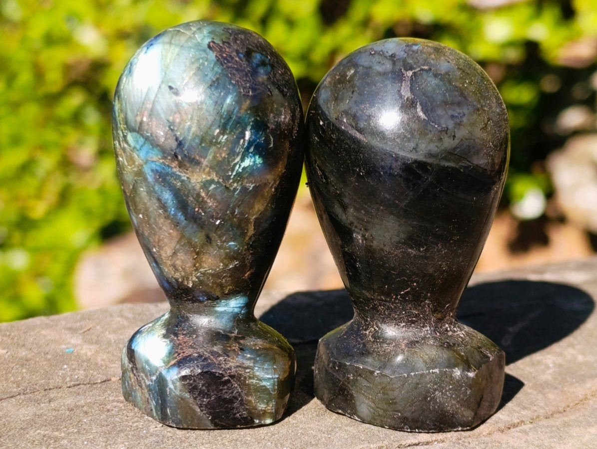 Polished Labradorite Door Handles x 12 From Madagascar
