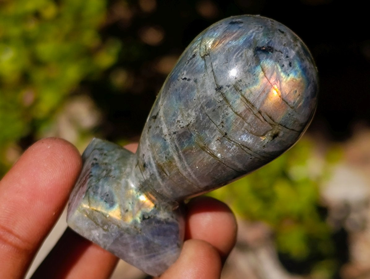 Polished Labradorite Door Handles x 12 From Madagascar