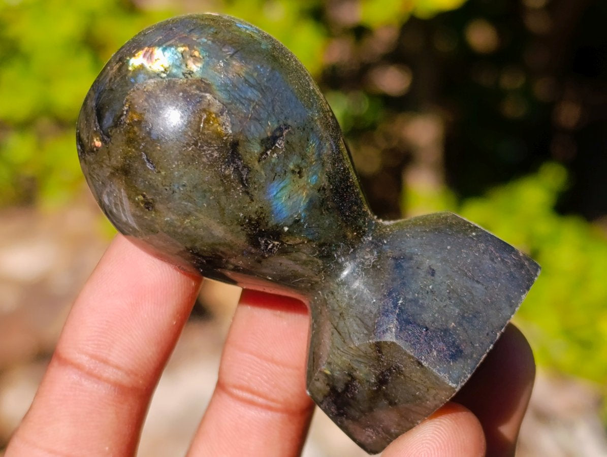 Polished Labradorite Door Handles x 12 From Madagascar