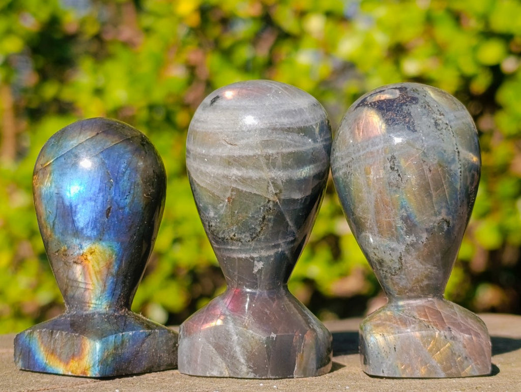 Polished Labradorite Door Handles x 12 From Madagascar