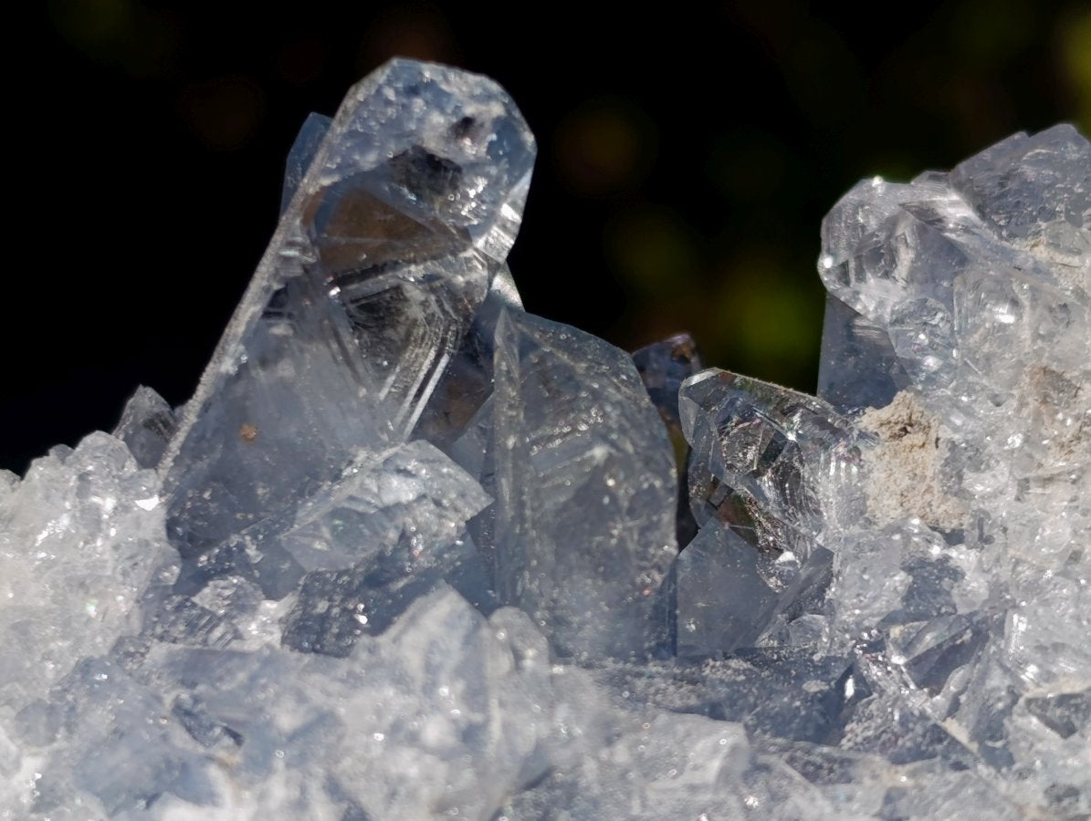 Natural Blue Celestite Specimens x 37 From Sakoany, Madagascar