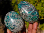 Polished Emerald Mica 'Mutokolite' Free Forms x 6 From Mutoko, Zimbabwe