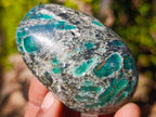 Polished Emerald Mica 'Mutokolite' Free Forms x 6 From Mutoko, Zimbabwe