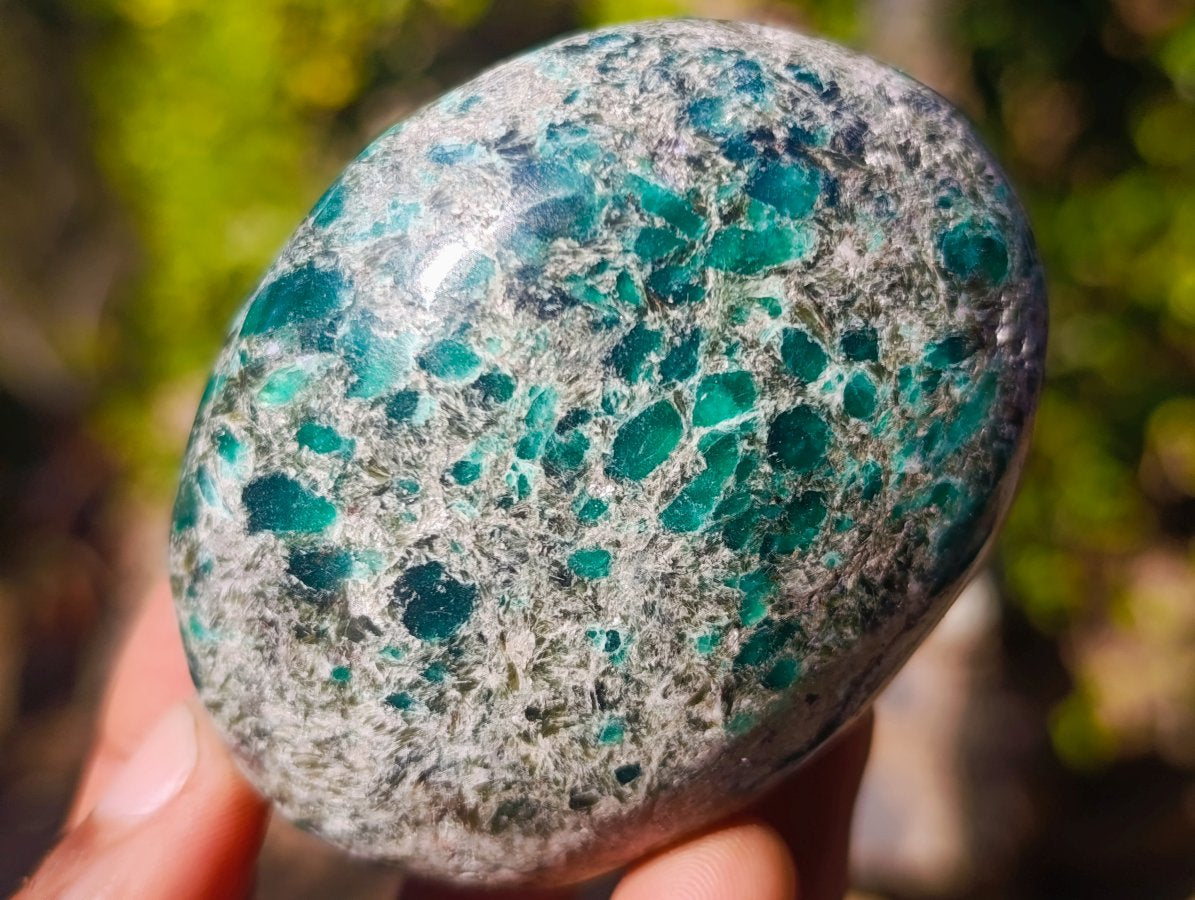 Polished Emerald Mica 'Mutokolite' Free Forms x 6 From Mutoko, Zimbabwe