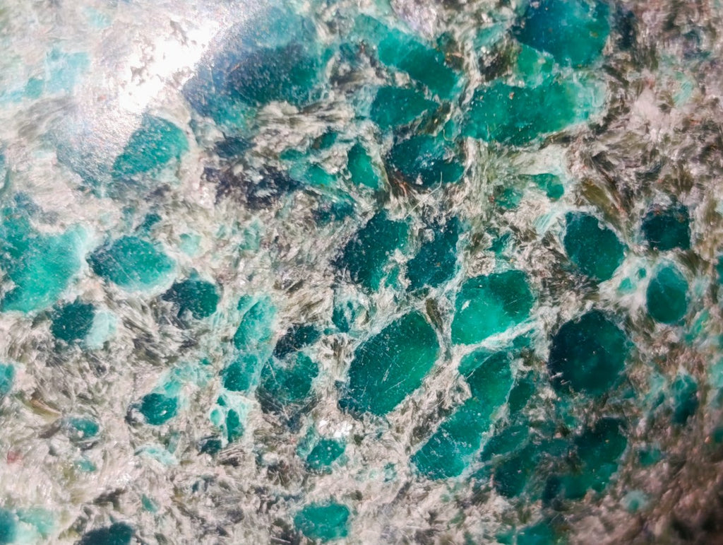 Polished Emerald Mica 'Mutokolite' Free Forms x 6 From Mutoko, Zimbabwe