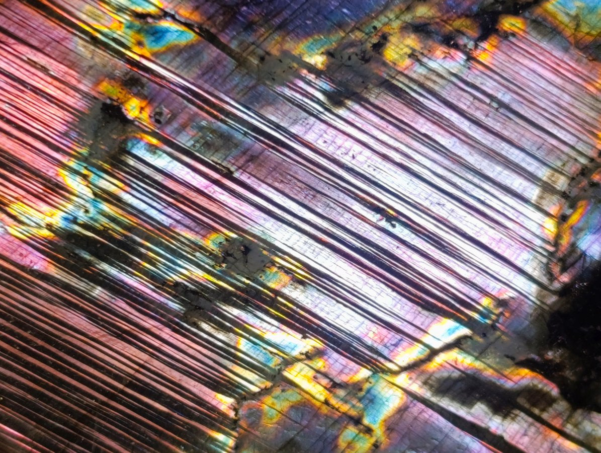 Polished Labradorite Standing Display Pieces x 3 From Madagascar
