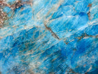 Polished Blue Apatite Standing Display Pieces x 3 From Betroka, Madagascar