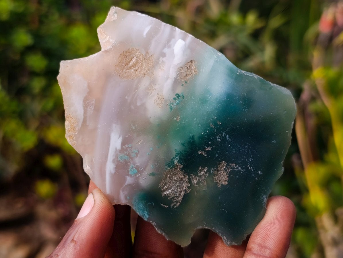 Polished One Side Mtorolite Chrysoprase Slices x 24 From Mutorashanga, Zimbabwe