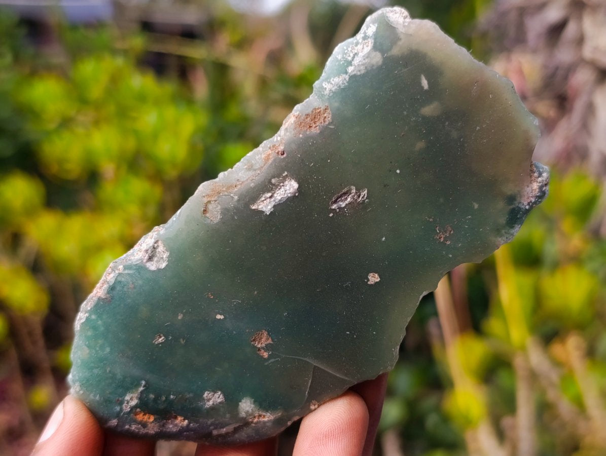 Polished One Side Mtorolite Chrysoprase Slices x 24 From Mutorashanga, Zimbabwe