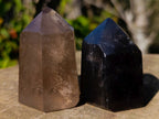 Polished Smokey Quartz Crystals x 13 From Madagascar