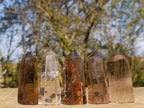 Polished Smokey Quartz Crystals x 13 From Madagascar