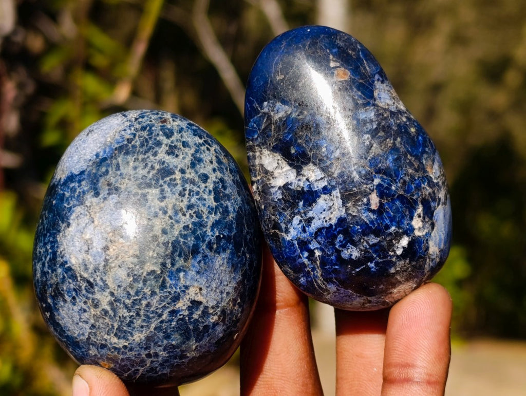 Polished Rare Dumortierite Free Forms x 24 From Madagascar