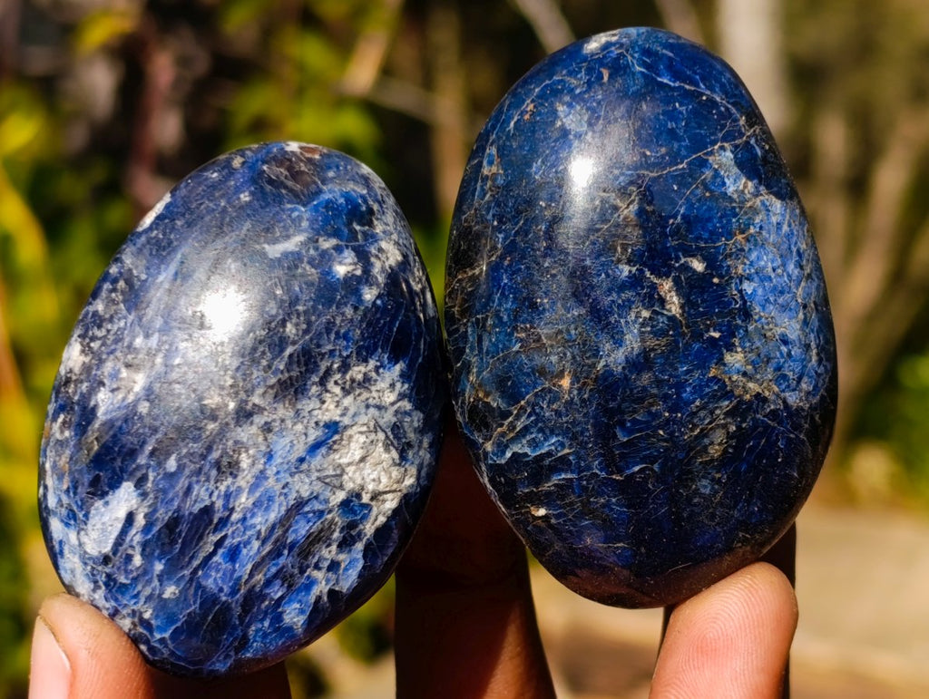 Polished Rare Dumortierite Free Forms x 24 From Madagascar