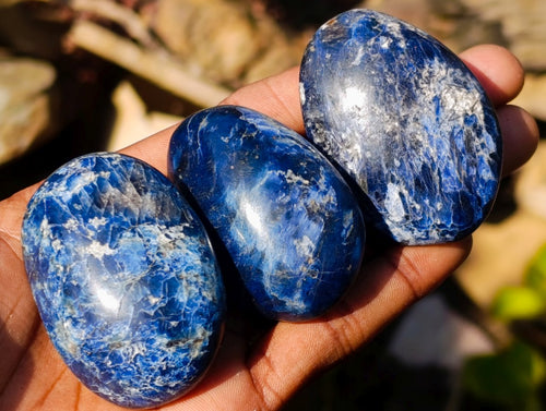 Polished Rare Dumortierite Free Forms x 24 From Madagascar