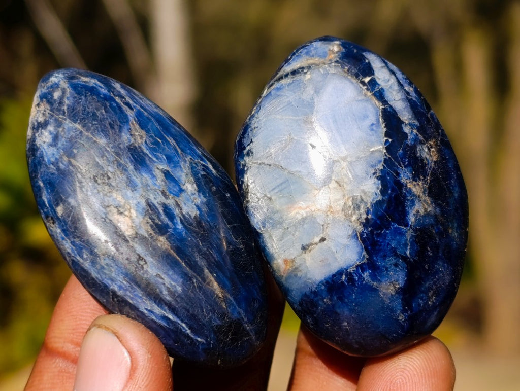 Polished Rare Dumortierite Free Forms x 24 From Madagascar