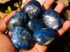 Polished Rare Dumortierite Free Forms x 24 From Madagascar