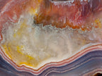 Polished One Side Red Shashe River Agate Slices and Nodules x 5 From Shashe River, Zimbabwe