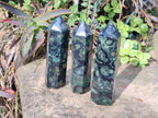 Polished Stromatolite "Kambaba Jasper" Display Crystals x 12 From Katsepy, Madagascar - Toprock Gemstones and Minerals 