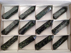 Polished Stromatolite "Kambaba Jasper" Display Crystals x 12 From Katsepy, Madagascar - Toprock Gemstones and Minerals 