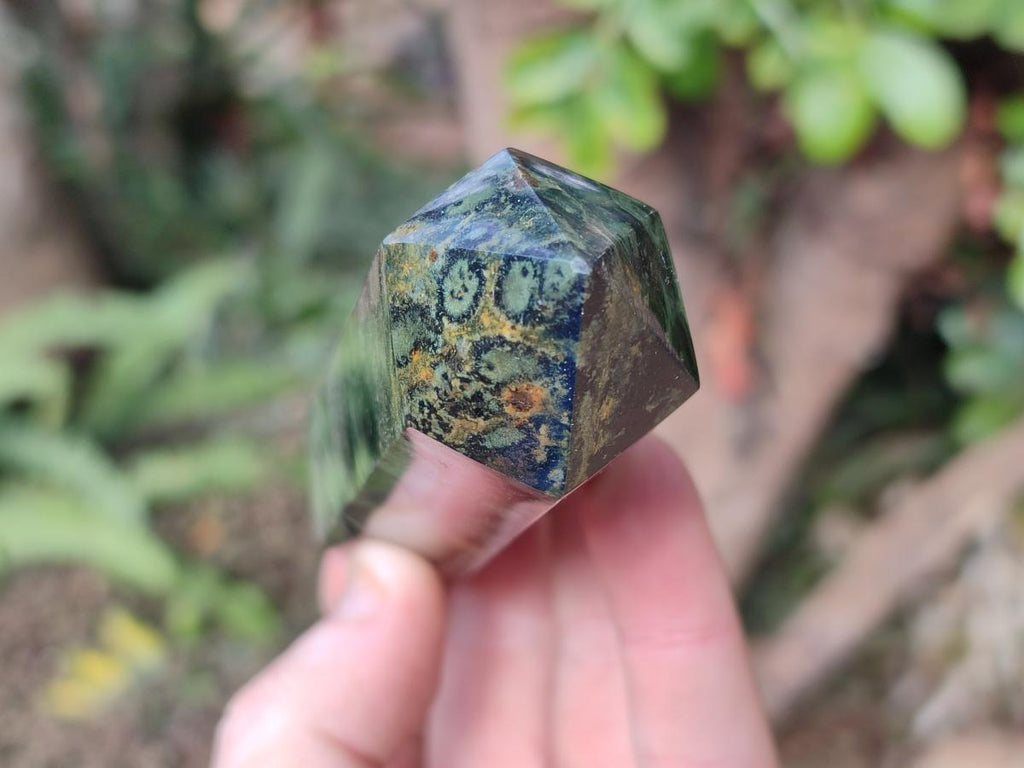 Polished Stromatolite "Kambaba Jasper" Display Crystals x 12 From Katsepy, Madagascar - Toprock Gemstones and Minerals 