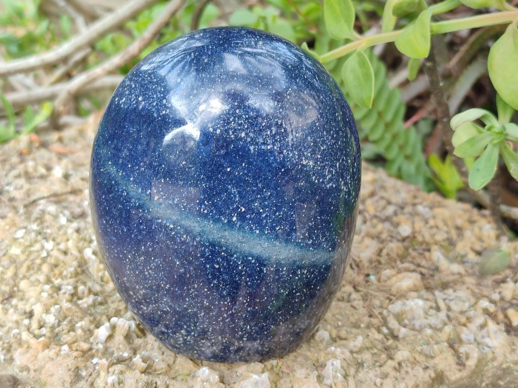 Polished Lazulite Standing Display Pieces x 2 From Madagascar - Toprock Gemstones and Minerals 
