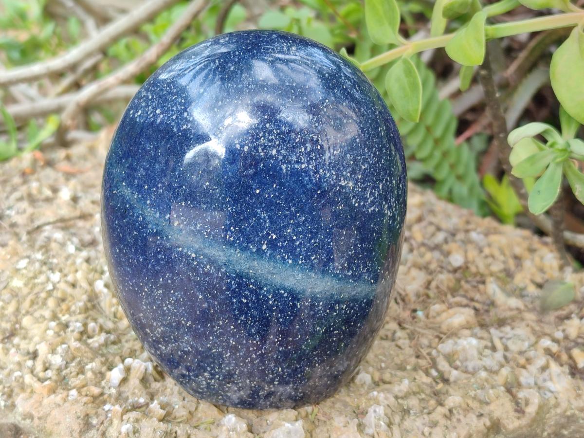 Polished Lazulite Standing Display Pieces x 2 From Madagascar - Toprock Gemstones and Minerals 