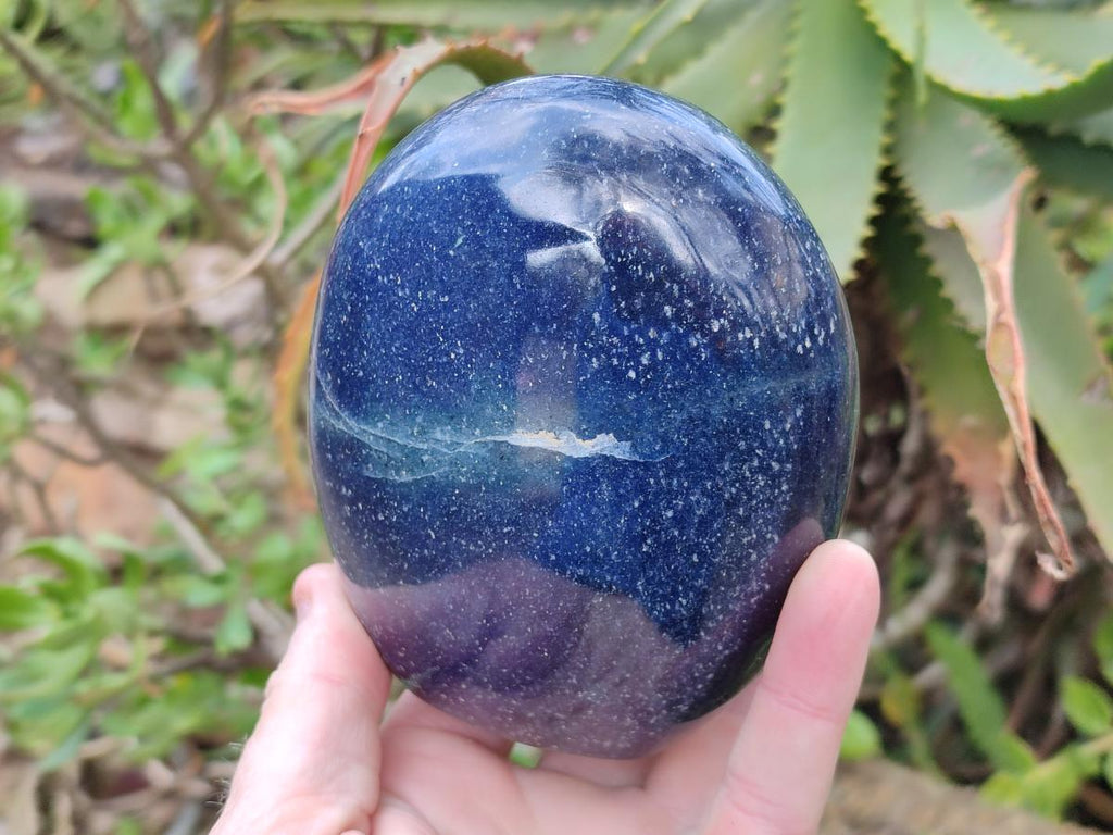 Polished Lazulite Standing Display Pieces x 2 From Madagascar - Toprock Gemstones and Minerals 
