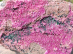 Natural Salrose Cobaltoan Dolomite Specimens with Heterogenite and Chrysocolla x 3 From Kakanda, Congo - Toprock Gemstones and Minerals 