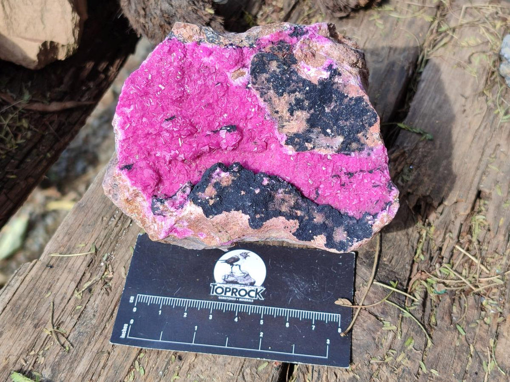 Natural Salrose Cobaltoan Dolomite Specimens with Heterogenite and Chrysocolla x 3 From Kakanda, Congo - Toprock Gemstones and Minerals 