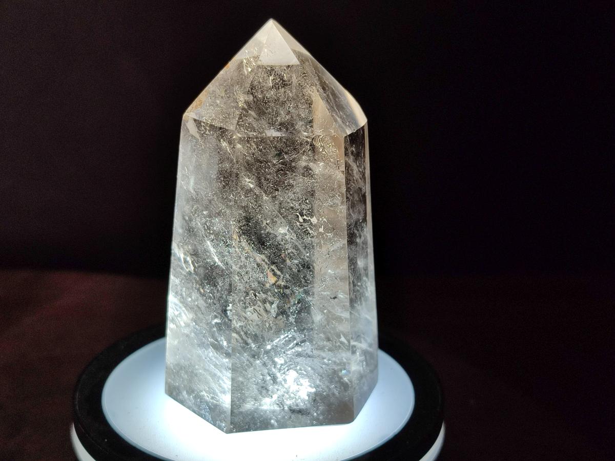 Polished Mixed Smokey Window Quartz Display Crystals x 6 From Madagascar - Toprock Gemstones and Minerals 