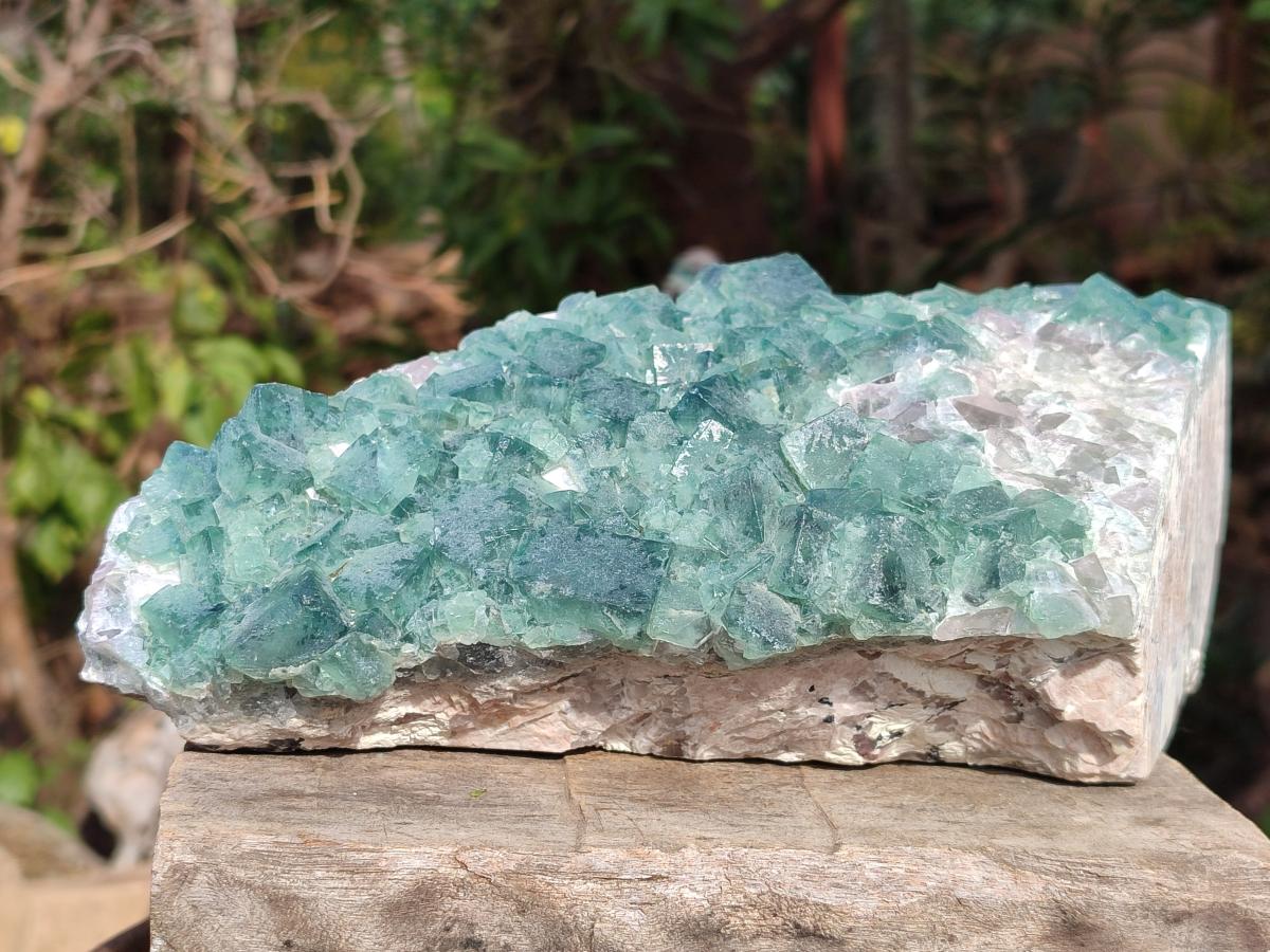 Natural Large Green Cubic Fluorite Specimen x 1 From Mandrosonoro, Madagascar - Toprock Gemstones and Minerals 
