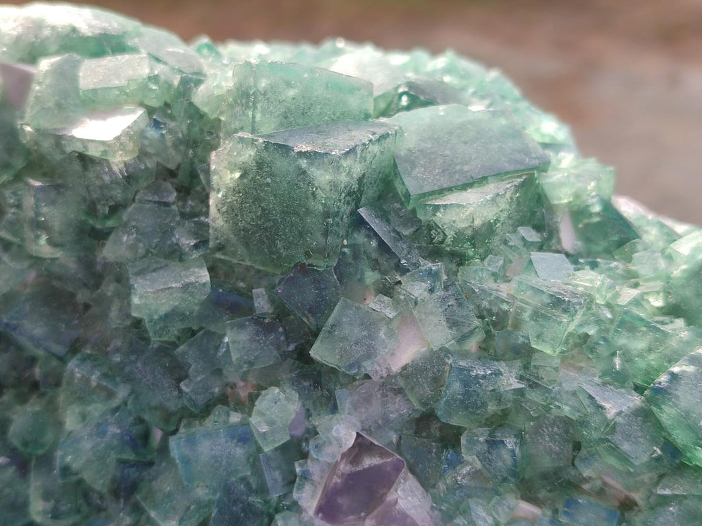 Natural Large Green Cubic Fluorite Specimen x 1 From Mandrosonoro, Madagascar - Toprock Gemstones and Minerals 