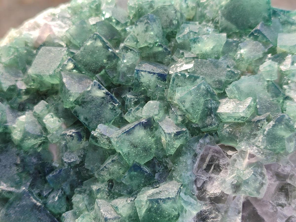 Natural Large Green Cubic Fluorite Specimen x 1 From Mandrosonoro, Madagascar - Toprock Gemstones and Minerals 