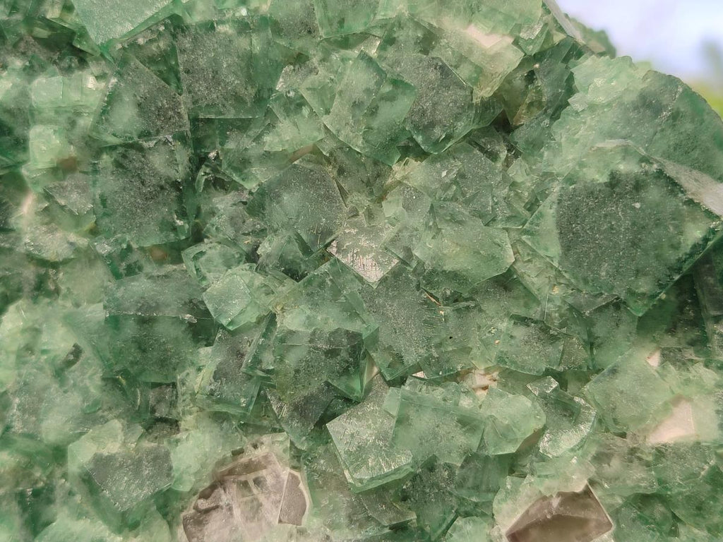 Natural Large Green Cubic Fluorite Specimen x 1 From Mandrosonoro, Madagascar - Toprock Gemstones and Minerals 