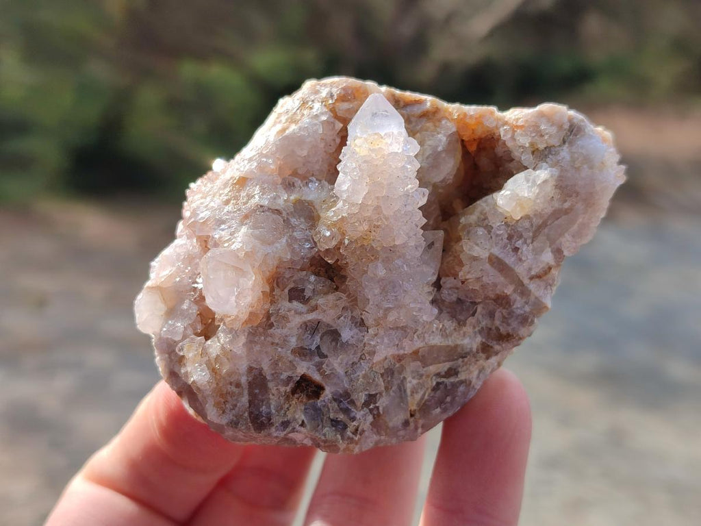 Natural Mix of Spirit Quartz Clusters x 16 From Boekenhouthoek, South Africa