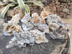 Natural Mix of Spirit Quartz Clusters x 16 From Boekenhouthoek, South Africa