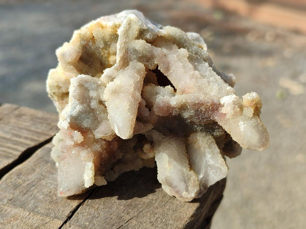 Natural Mix of Spirit Quartz Clusters x 16 From Boekenhouthoek, South Africa
