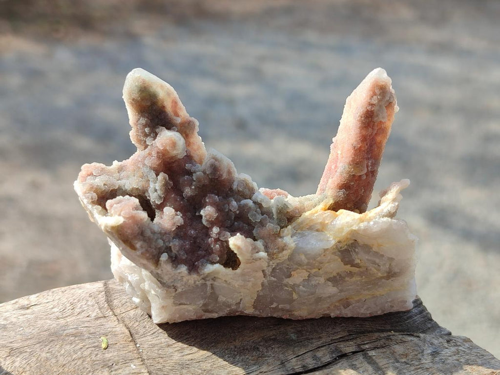 Natural Mix of Spirit Quartz Clusters x 16 From Boekenhouthoek, South Africa
