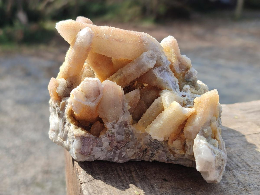 Natural Mix of Spirit Quartz Clusters x 16 From Boekenhouthoek, South Africa
