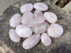 Polished Large Rose Quartz Free Forms x 16 From Zimbabwe