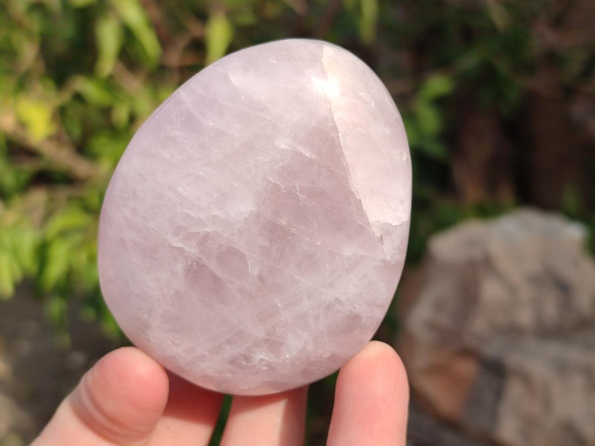 Polished Large Rose Quartz Free Forms x 16 From Zimbabwe
