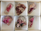 Natural Spherocobaltite Specimens x 6 From Musonoi Mine, Congo - Toprock Gemstones and Minerals 