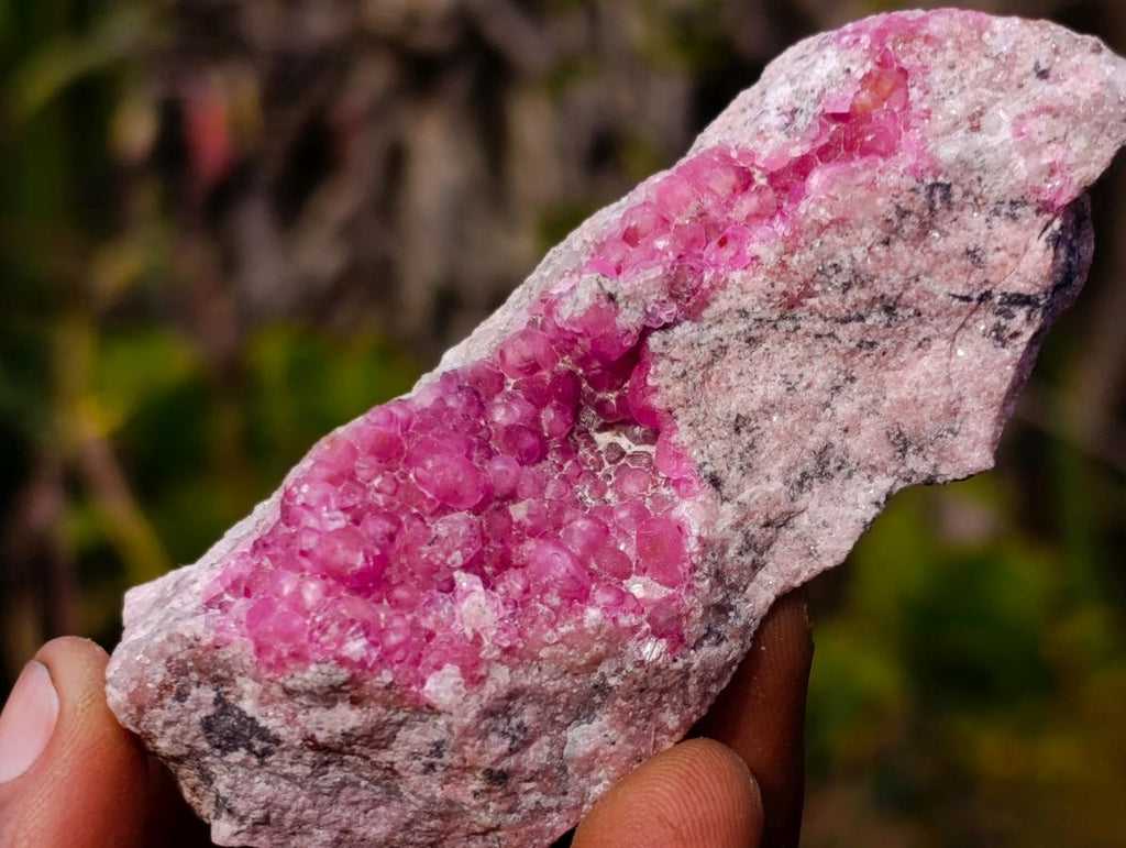 Natural Spherocobaltite Specimens x 6 From Musonoi Mine, Congo - Toprock Gemstones and Minerals 