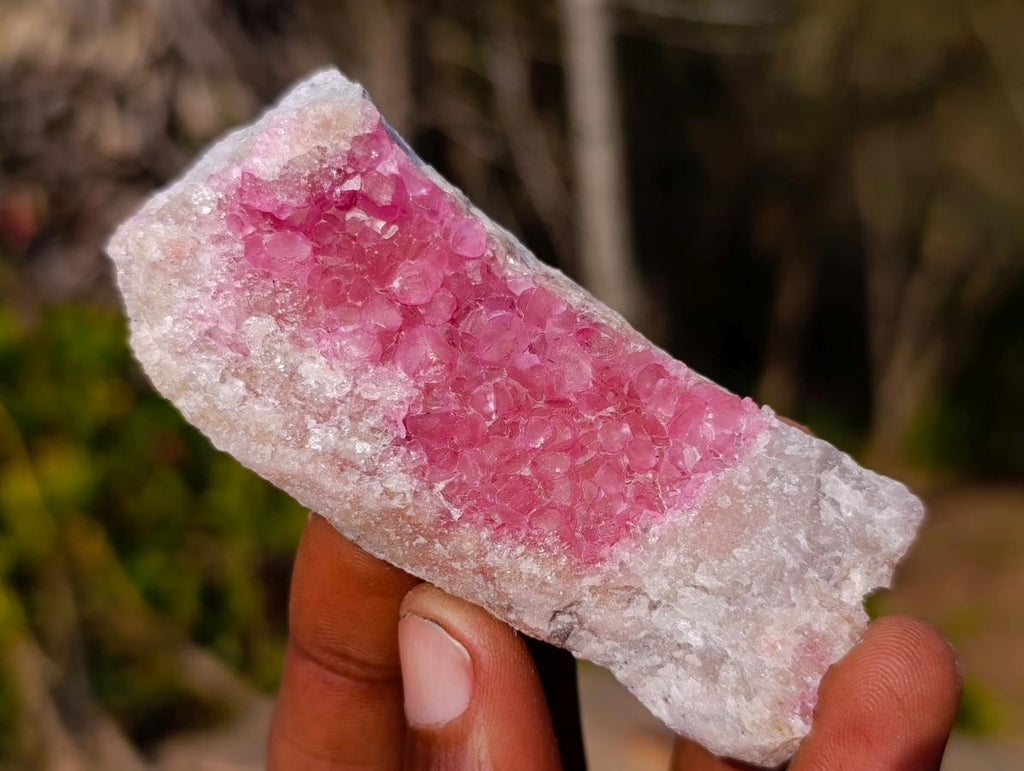 Natural Spherocobaltite Specimens x 6 From Musonoi Mine, Congo - Toprock Gemstones and Minerals 
