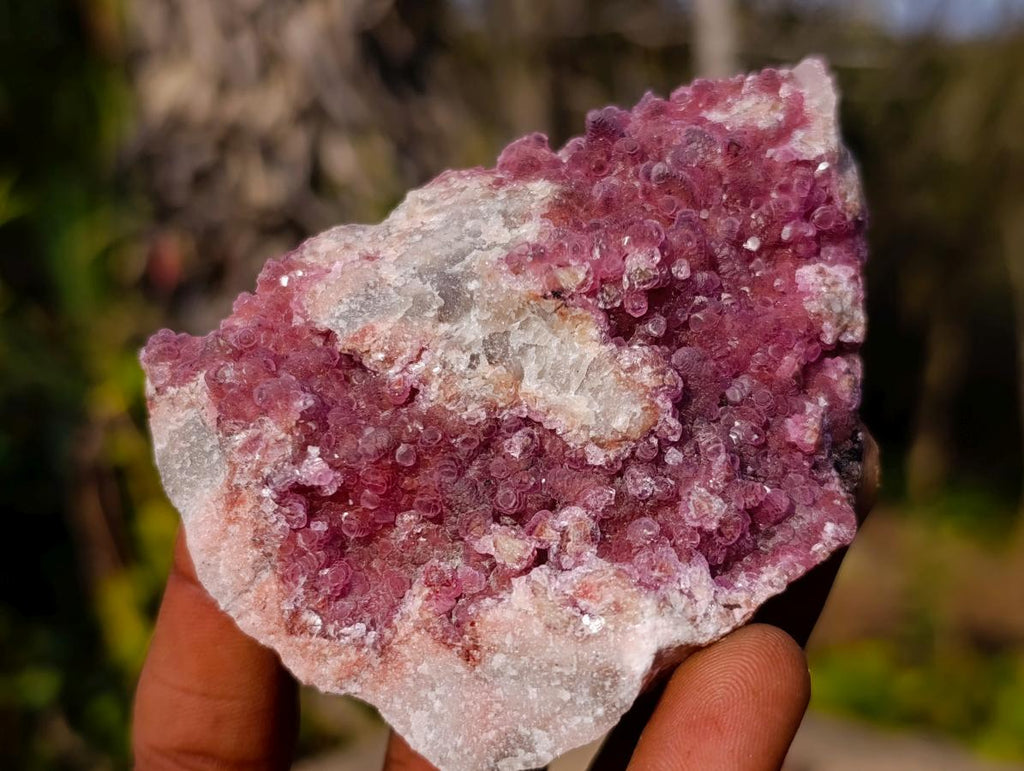Natural Spherocobaltite Specimens x 6 From Musonoi Mine, Congo - Toprock Gemstones and Minerals 