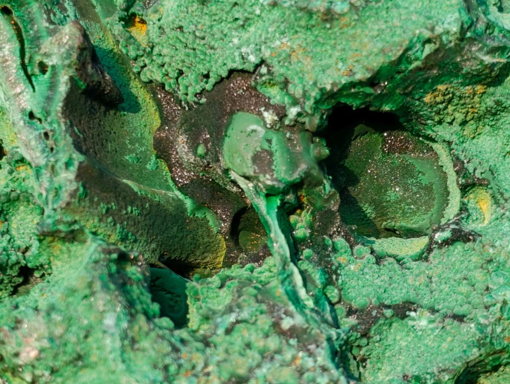 Natural Large Silky Malachite Specimen x 1 From Kasompe, Congo - Toprock Gemstones and Minerals 