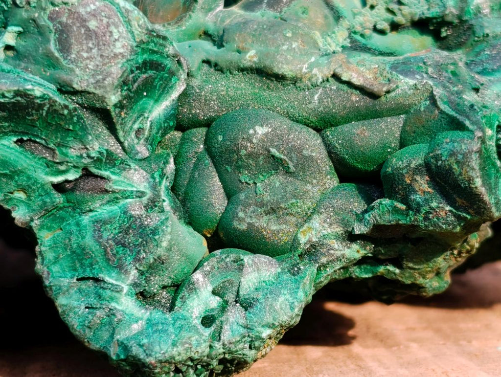 Natural Large Silky Malachite Specimen x 1 From Kasompe, Congo - Toprock Gemstones and Minerals 