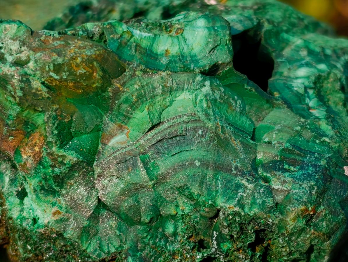 Natural Large Silky Malachite Specimen x 1 From Kasompe, Congo - Toprock Gemstones and Minerals 